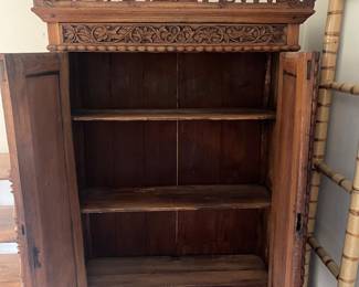 interior of the armoire