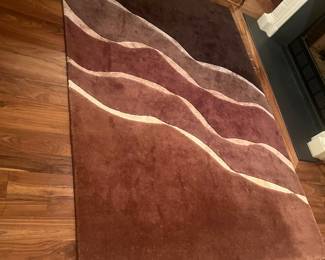  $280. Geometric pattern wool rug.  7'11" x 5'7".  Available during  online beginning sale beginning Wednesday, May 8th at 8am and ending Thursday May 9th at 4pm.   Click on message seller to let us know you want to purchase it and we will reply with next steps.