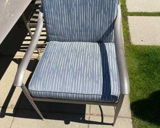 Dining chair cushions.