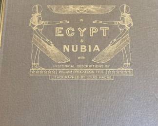 $200  Roberts Sketches of Egypt & Nubia coffee table book.   Available during  online beginning sale beginning Wednesday, May 8th at 8am and ending Thursday May 9th at 4pm.   Click on message seller to let us know you want to purchase it and we will reply with next steps.