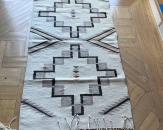 $700. Navajo rug.   Available during  online beginning sale beginning Wednesday, May 8th at 8am and ending Thursday May 9th at 4pm.   Click on message seller to let us know you want to purchase it and we will reply with next steps.