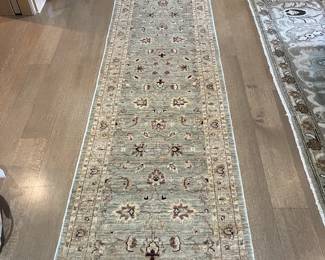 $600 Driscoll Robbins runner, freshly cleaned.  2'7" x 9'4.5".   Available during  online beginning sale beginning Wednesday, May 8th at 8am and ending Thursday May 9th at 4pm.   Click on message seller to let us know you want to purchase it and we will reply with next steps.