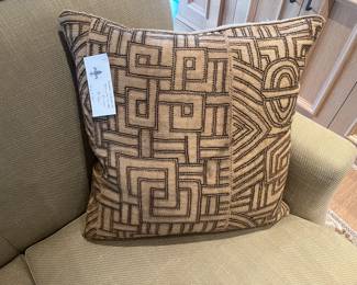 Beautiful pillows for sale during in-person shopping Friday and Saturday.