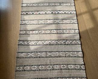 $500. Kilim 2'5" x 4'7".   Available during  online beginning sale beginning Wednesday, May 8th at 8am and ending Thursday May 9th at 4pm.   Click on message seller to let us know you want to purchase it and we will reply with next steps.