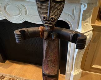  $480  Tanzanian Statue.   Available during  online beginning sale beginning Wednesday, May 8th at 8am and ending Thursday May 9th at 4pm.   Click on message seller to let us know you want to purchase it and we will reply with next steps.