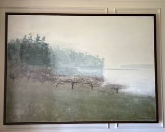 $9800.  Kurt Solmssen "Freezing Fog at Lowry's". Original Oil 52"h x  73'W.  Originally $12,000.   Available during  online beginning sale beginning Wednesday, May 8th at 8am and ending Thursday May 9th at 4pm.   Click on message seller to let us know you want to purchase it and we will reply with next steps.