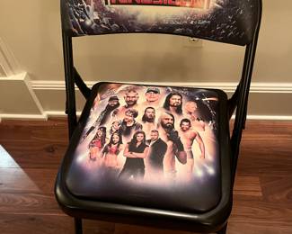 $90. Pair of Ringsider folding chairs.  Available during  online beginning sale beginning Wednesday, May 8th at 8am and ending Thursday May 9th at 4pm.   Click on message seller to let us know you want to purchase it and we will reply with next steps.