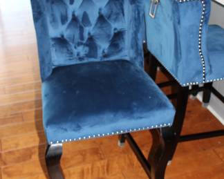 Teal bar chairs