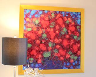 Original large painting 41 x 41 painting by Bruce Baughman