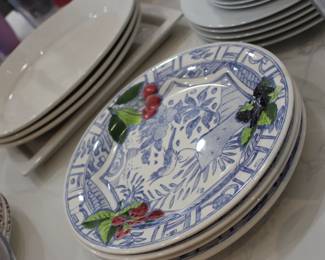 Gien dinner plates - very sought for!