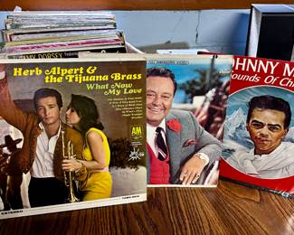 Lots of collectible LP’s from the 1950’s