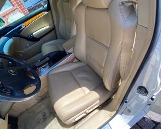 ONE OWNER - 2004 ACURA TL 3.2 Sedan, FWD, Cream color, beige leather interior. Vin: 19UUA66294A025619 - Low mileage 46,065miles. Dented front corner, dashboard cracked, minor scratches front bumper. Good mechanic. Garage Kept. Start Bids at $7K- Taking Silent Bids, bids closes 4/15 At 1pm.