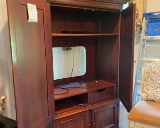 #83 - $250 - TV Armoire made to look old but solid