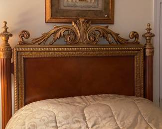 #1- $700 Horchow Queen side bed includes mattress. Bed rarely slept on, in guest room.