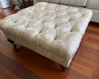 #47B -$225 Thomasville square tuffed ottoman 40x40
