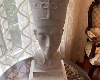 $38 - Plaster Egyptian head