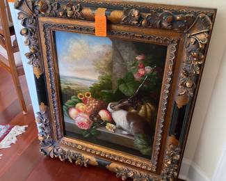 #69 - $100 Rabbit canvas 30x35