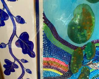 #68 - $150 Watercolour "Water Lilies" 1986 Randy Anderson