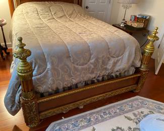 #1- $700 Horchow Queen side bed includes mattress. Bed rarely slept on, in guest room.