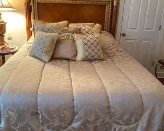 #1- $700 Horchow Queen side bed includes mattress. Bed rarely slept on, in guest room.