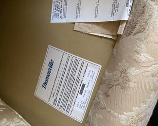 #47 - $350 - Thomasville cream sofa tuffed