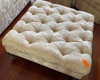 #47B -$225 Thomasville square tuffed ottoman 40x40
