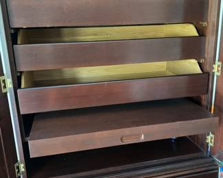 #67 - $300 - Lexington mahogany gentleman chest