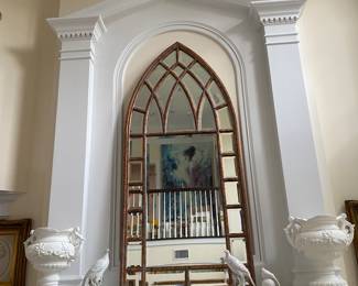 #3- $400 - Gothic shaped mirror 7'x3'