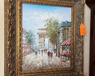 #96 - $75 - Arc de Triomphe painting
