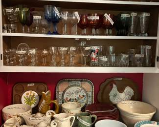 Glassware, Hall Autumn Leaves, Mixing bowls