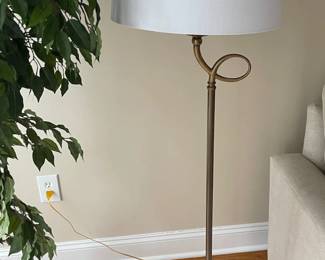 Vintage Brass Floor Lamp