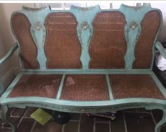 Hand painted bench purchased in Domain