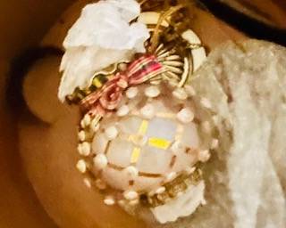 Vintage MacKenzie Childs pendant light fixture