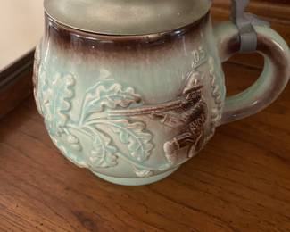 Antique German Stein with Lid