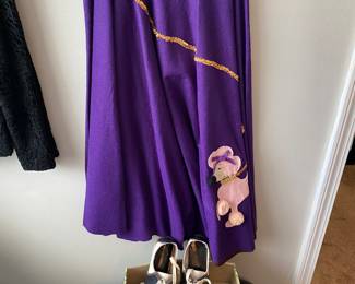 Vintage Poodle Skirt with Original Saddle Shoes/Box