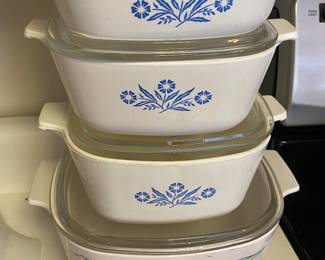 Vintage Corning Ware Blue Cornflower, Rosemarie