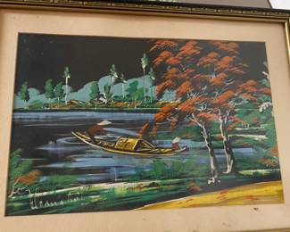 WW2 From Japan, Hand Painted on Silk