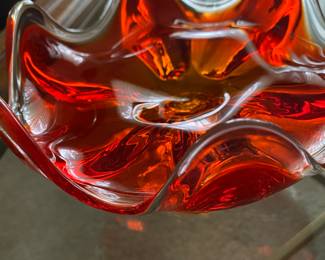 Mid Century Viking Glass Free Form