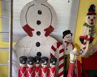 Vintage Christmas Blow Molds