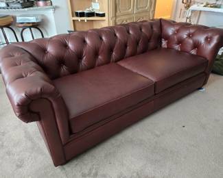 Pottery Barn Chesterfield sofa - only sat on a handful of times