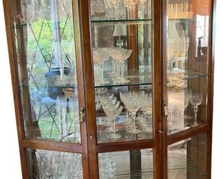 Gorgeous Lighted Curio Cabinet * Locking