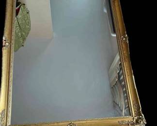 Gilded Gold Hanging Mirror