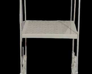 Decorative 3-tiered Metal Rack & 4 New Picture Frames