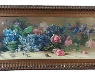 Gorgeous William Hubacek 1904 Original Oil Painting