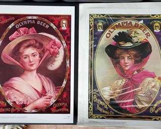 2 Olympia Beer Posters (10x14) - 1 In Sealed Original Packaging