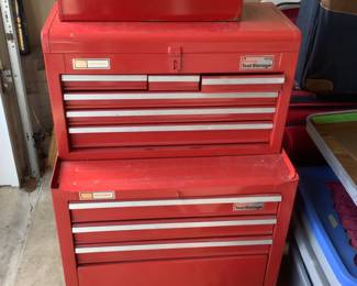Two piece Home Tool storage container and separate tool box