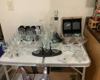Bar ware and decanters