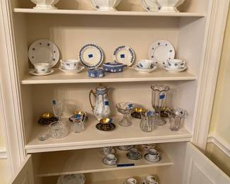 Misc porcelain, glass