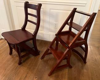 Pair of library chairs