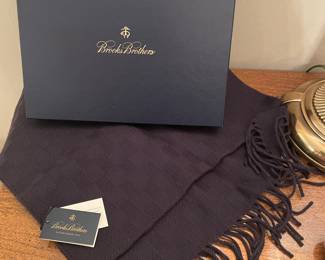 NEW! Brooks Brother cashmere men's scarf,  $22